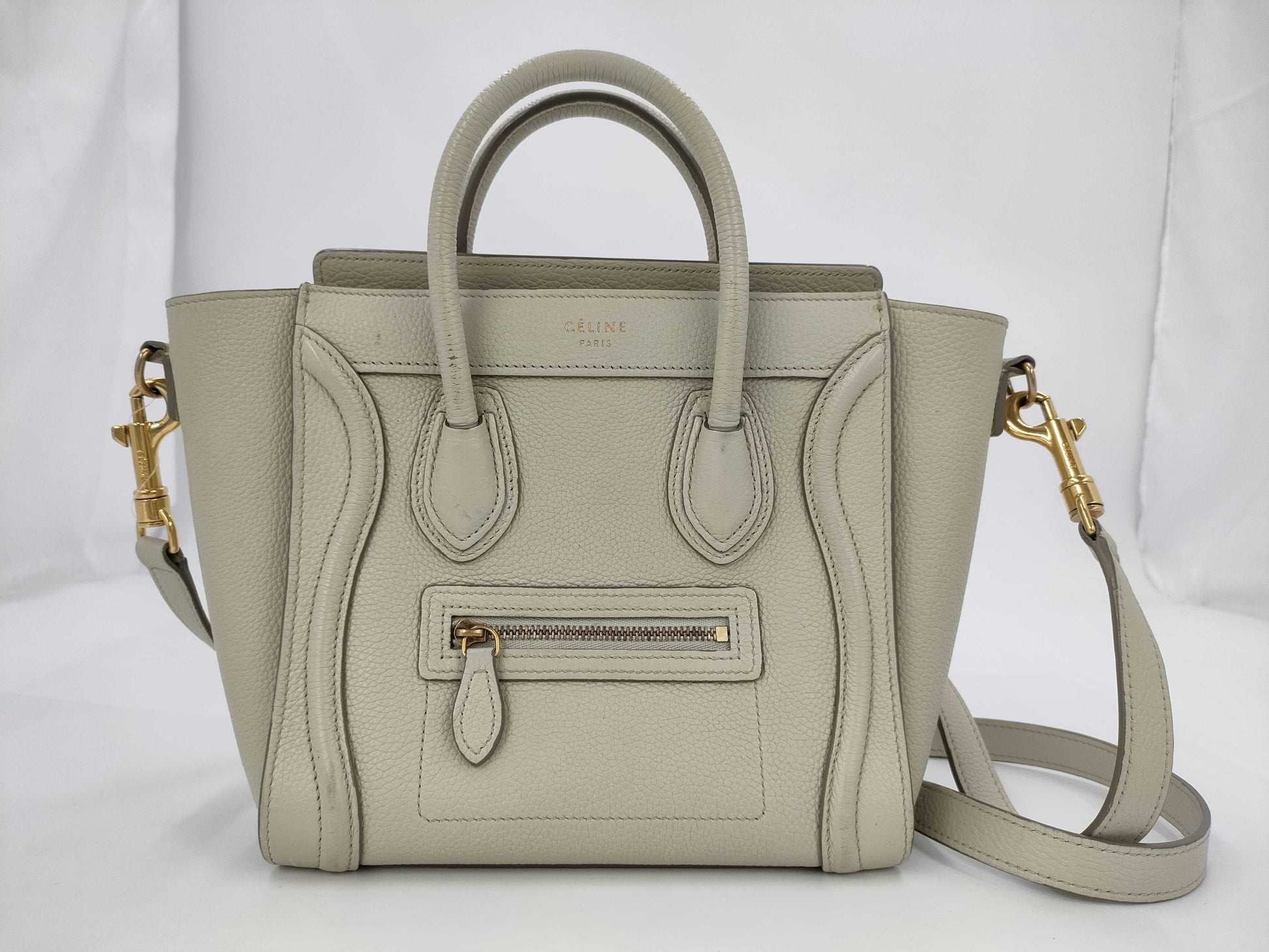 CELINE Nano Luggage 2-Way Shoulder Bag/Handbag