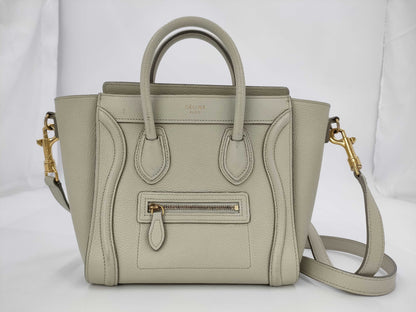 CELINE Nano Luggage 2-Way Shoulder Bag/Handbag