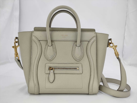 CELINE Nano Luggage 2-Way Shoulder Bag/Handbag