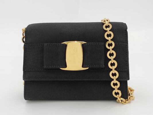 Salvatore Ferragamo Vara Chain Shoulder Bag