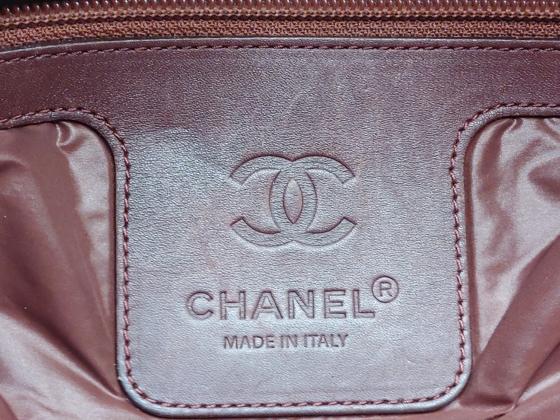 CHANEL Coco Cocoon Tote Bag with Sticker, 13578349, Black Nylon, Non-Stick
