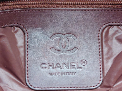 CHANEL Coco Cocoon Tote Bag with Sticker, 13578349, Black Nylon, Non-Stick