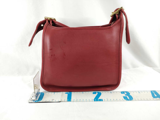COACH shoulder bag in red calf leather