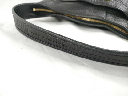 COACH shoulder bag in black calf leather