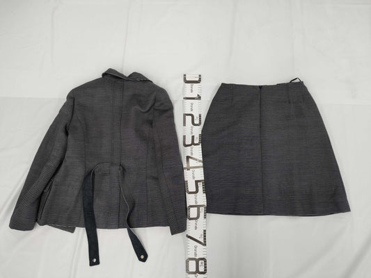 CHANEL Brand Apparel Set, Horizontal Stripe 01P, Size 40, Jacket