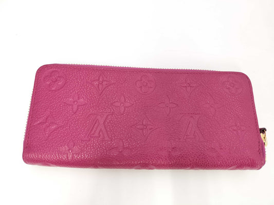 LOUIS VUITTON Monogram Empreinte Brand Bag Portefeuille Clemence Long Wallet TN0115 Wallet