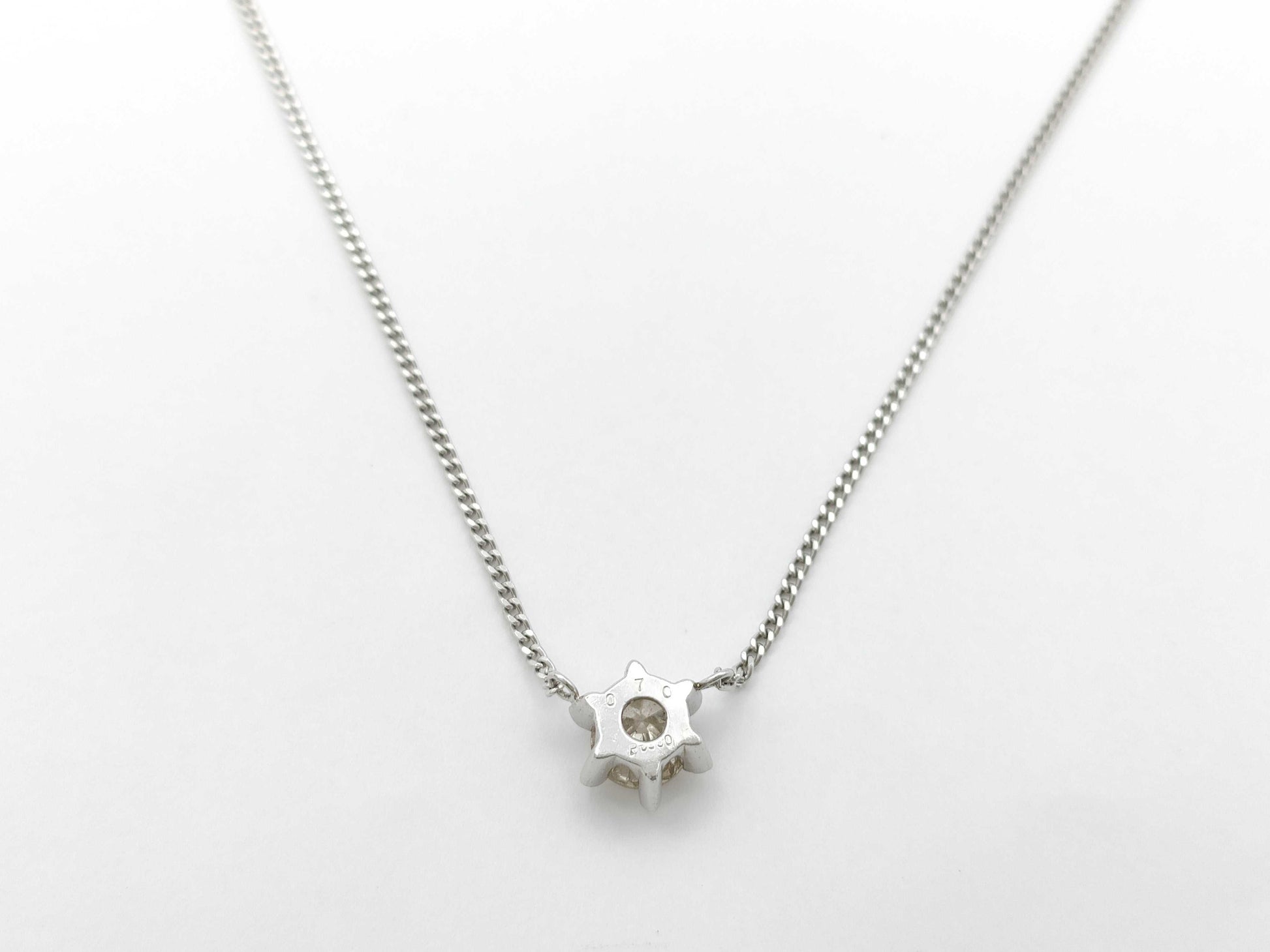 D0.70ct PT900/850 4.3g Necklace 