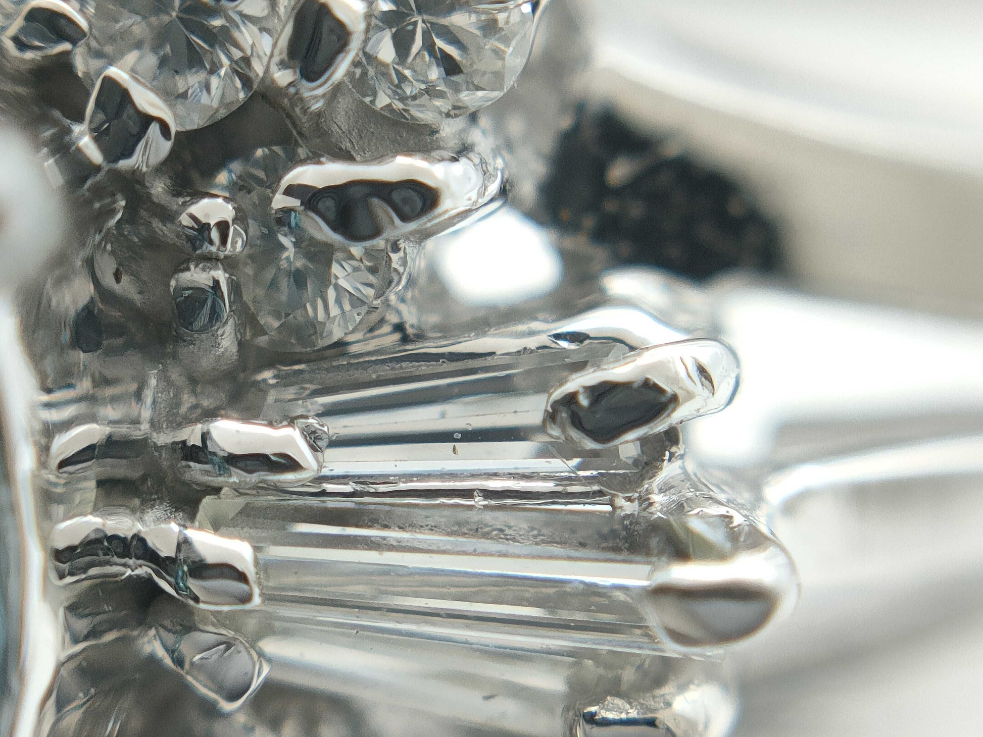 S 0.93ct D 0.25ct PT900 4.6g Ring 