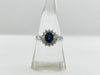 S 0.93ct D 0.25ct PT900 4.6g Ring 