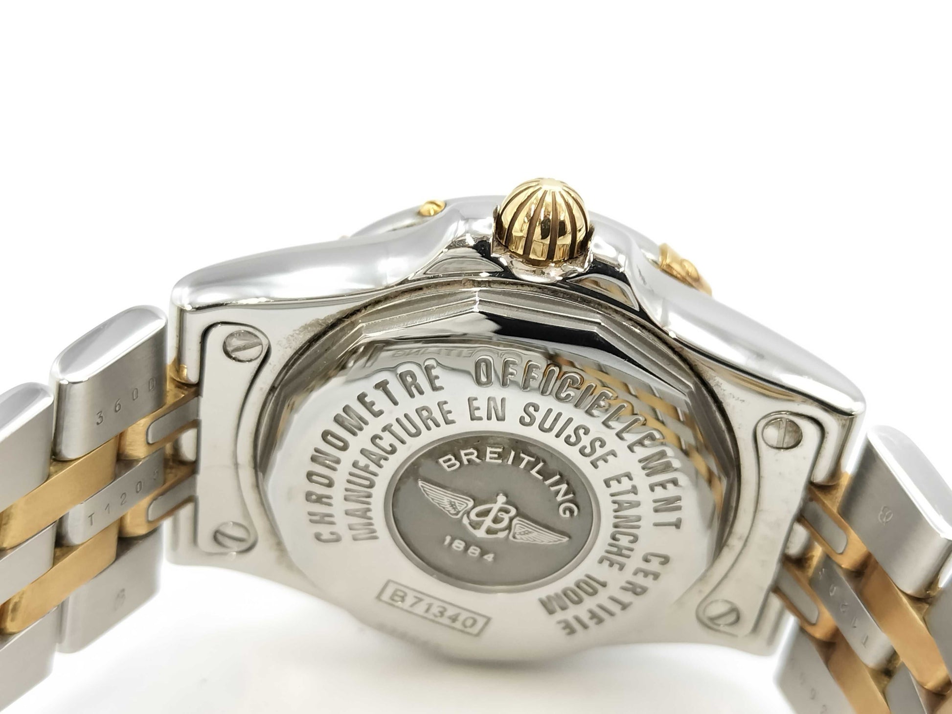 BREITLING Starliner B71340 938043 Shell Dial Quartz Women's Watch
