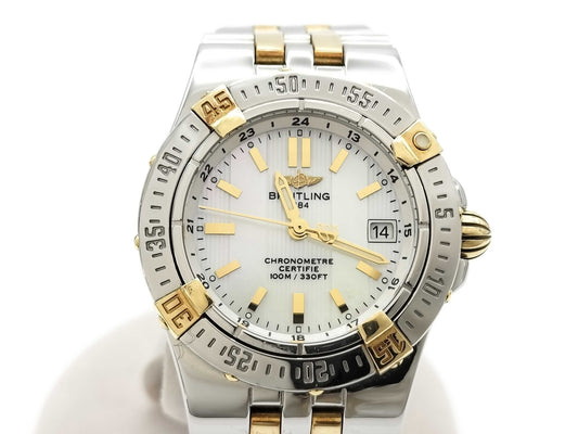 BREITLING Starliner B71340 938043 Shell Dial Quartz Women's Watch