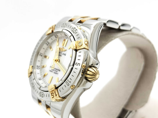 BREITLING Starliner B71340 938043 Shell Dial Quartz Women's Watch