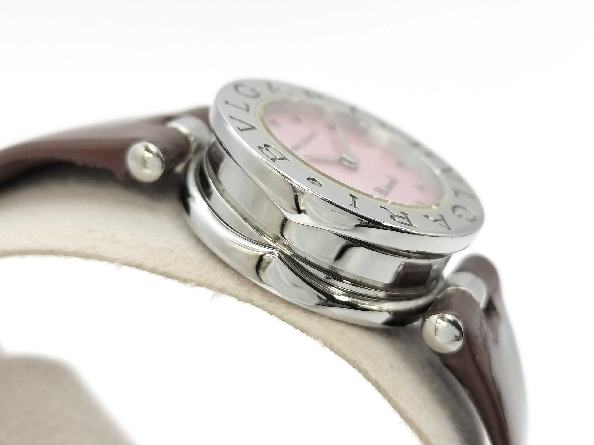 BVLGARI B.zero1 BZ22S D3767 Quartz Shell Dial Unmoving Women's Watch