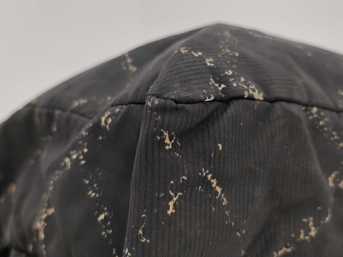 CHANEL Old Travel Line Backpack, Black Matelasse Nylon Backpack