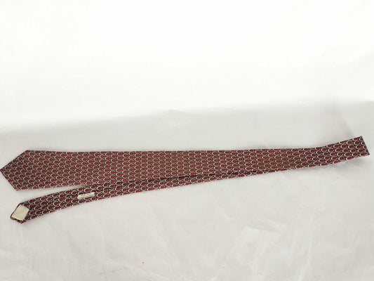 HERMES Horseshoe Ring Tie Bordeaux Other Accessories