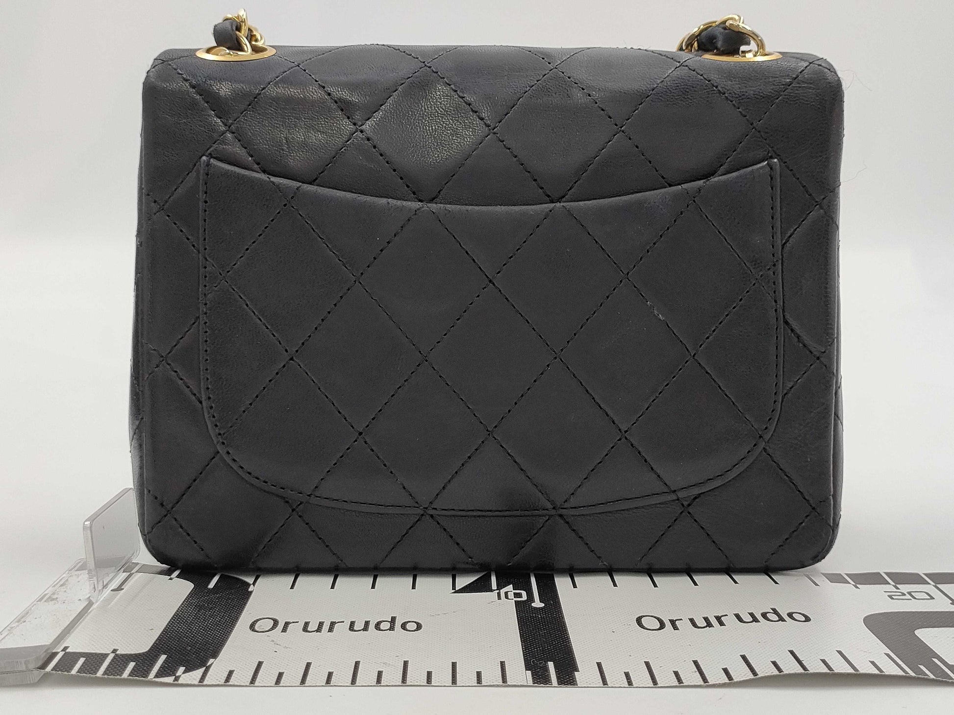 CHANEL Mini Matelasse Lambskin Chain Shoulder Bag