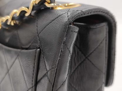 CHANEL Mini Matelasse Lambskin Chain Shoulder Bag
