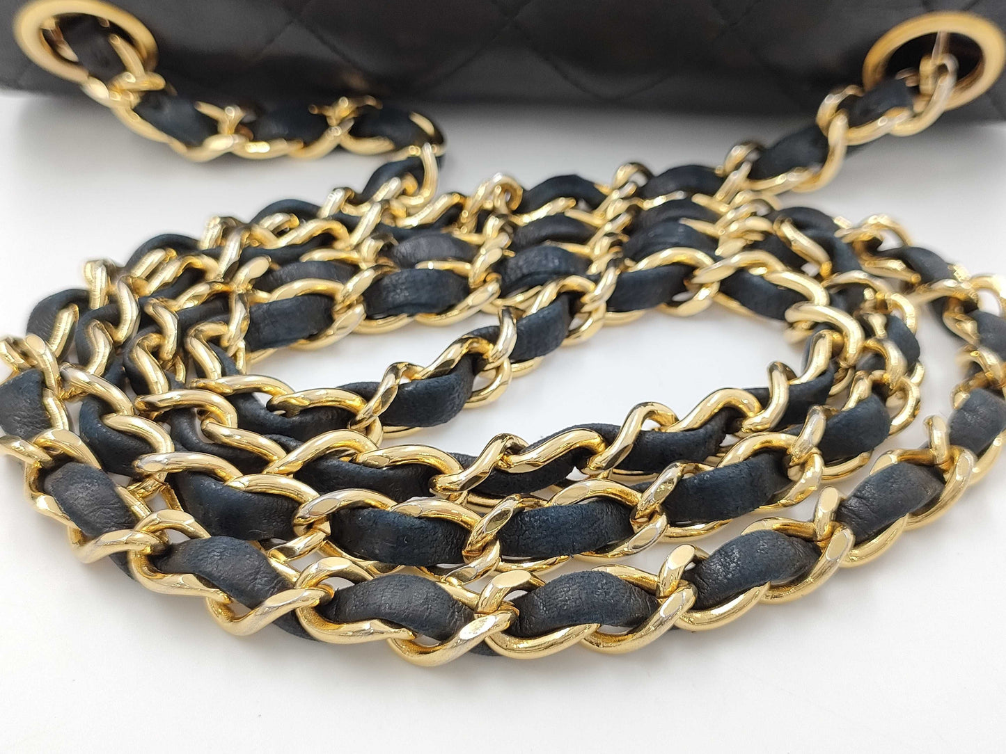 CHANEL Mini Matelasse Lambskin Chain Shoulder Bag