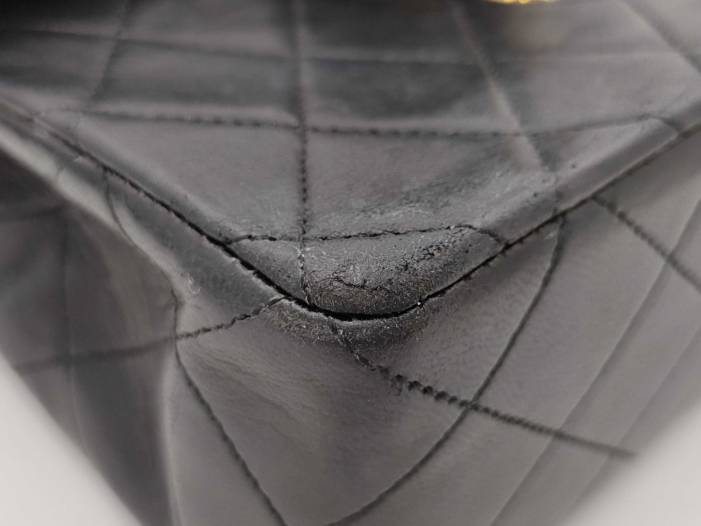 CHANEL Mini Matelasse Lambskin Chain Shoulder Bag
