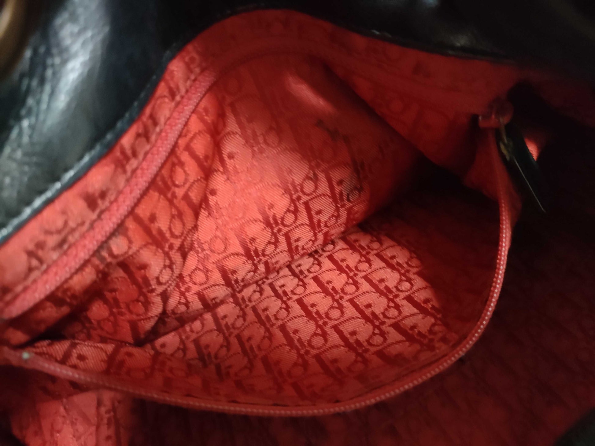 Dior Cannage Drawstring Handbag
