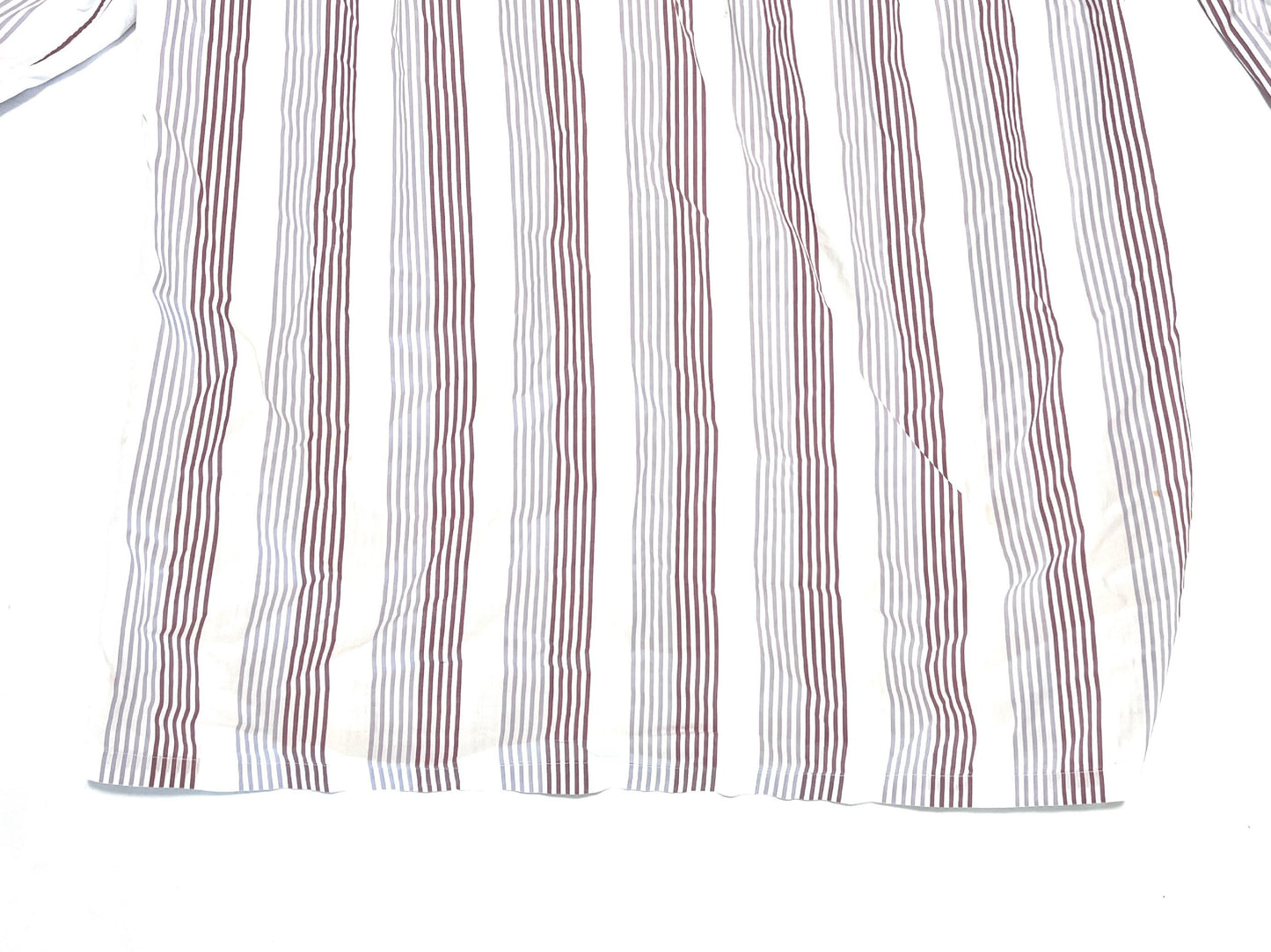 Burberry long-sleeved striped shirt, white, size M