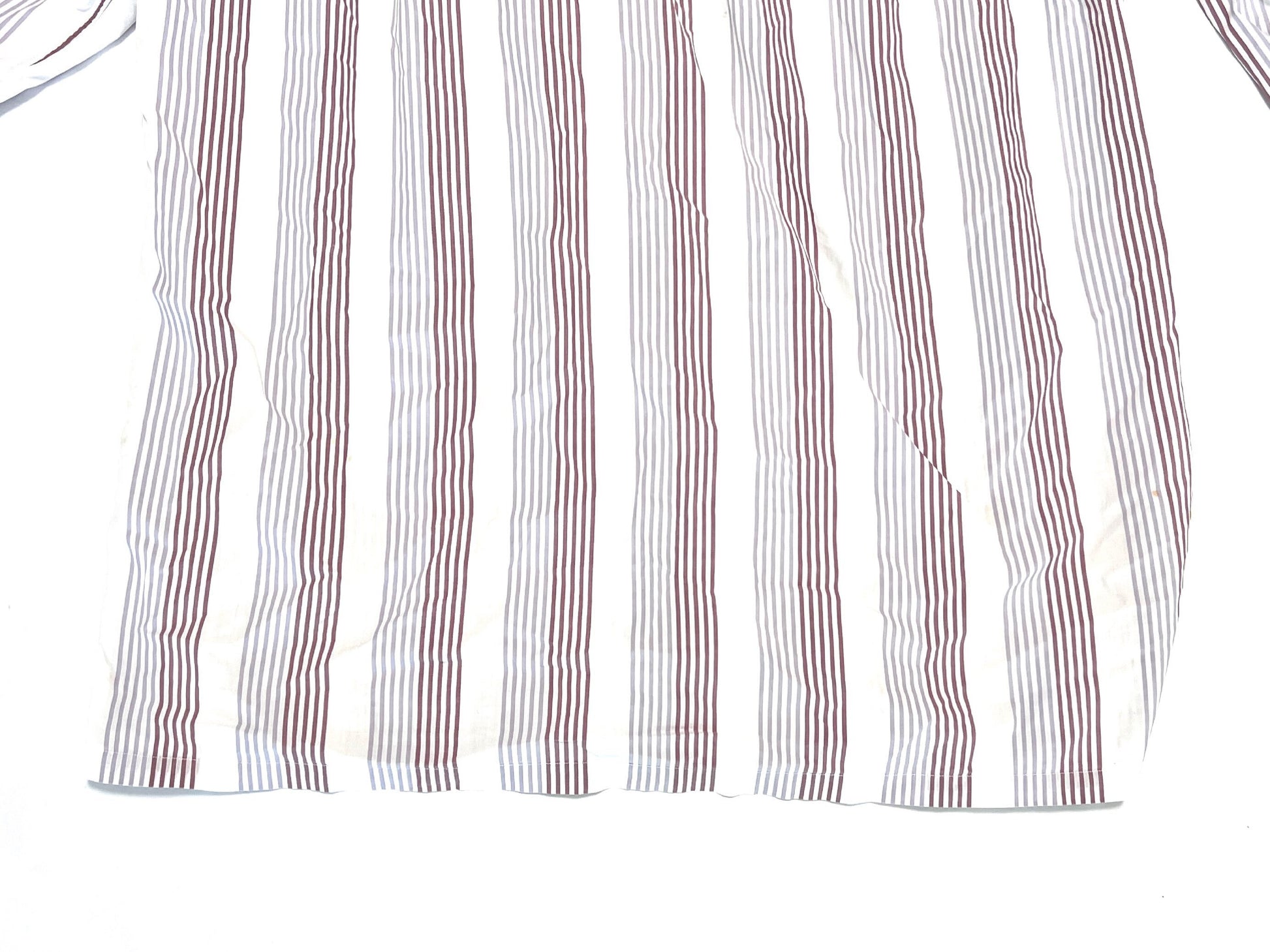 Burberry long-sleeved striped shirt, white, size M