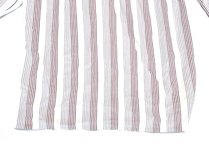 Burberry long-sleeved striped shirt, white, size M
