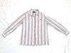 Burberry long-sleeved striped shirt, white, size M