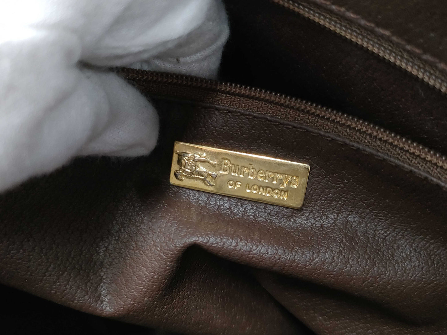 Burberrys Nova Check PVC Handbag