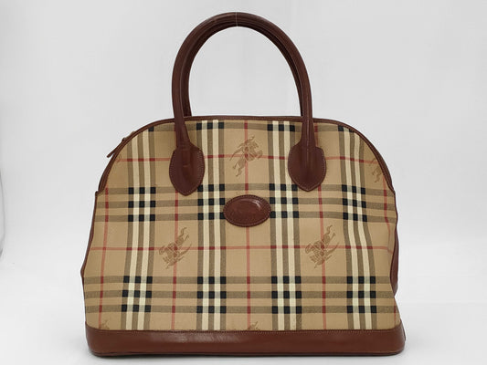 Burberrys Nova Check PVC Handbag
