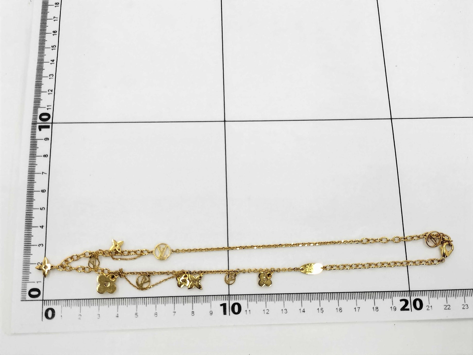 LOUIS VUITTON M64855 Collier Blooming OB0260 Necklace GP Gold Necklace