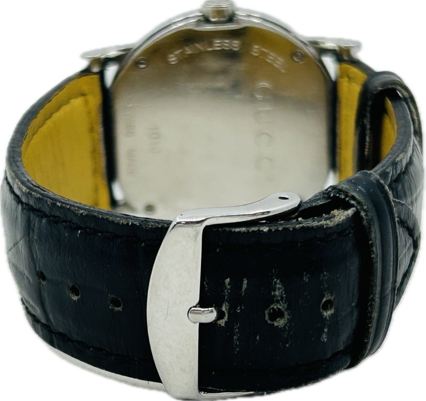 GUCCI 101J Quartz Black Dial Men's Watch