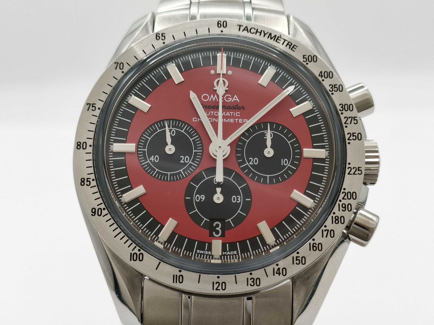 OMEGA Speedmaster Schumacher 3506.61 78115292 Automatic Red Dial Men's Watch