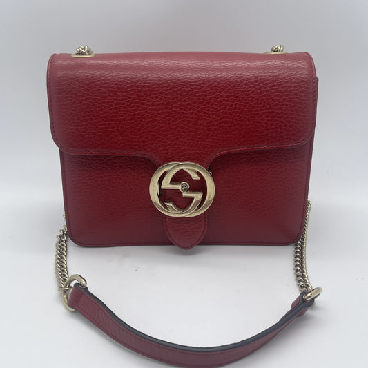 GUCCI Gucci Interlocking Chain Shoulder Bag Shoulder Bag