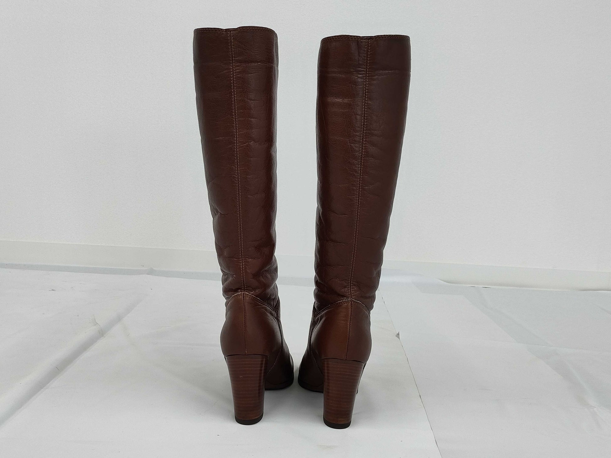 CHANEL Boots Leather Brown #36 1/2C Other Shoes