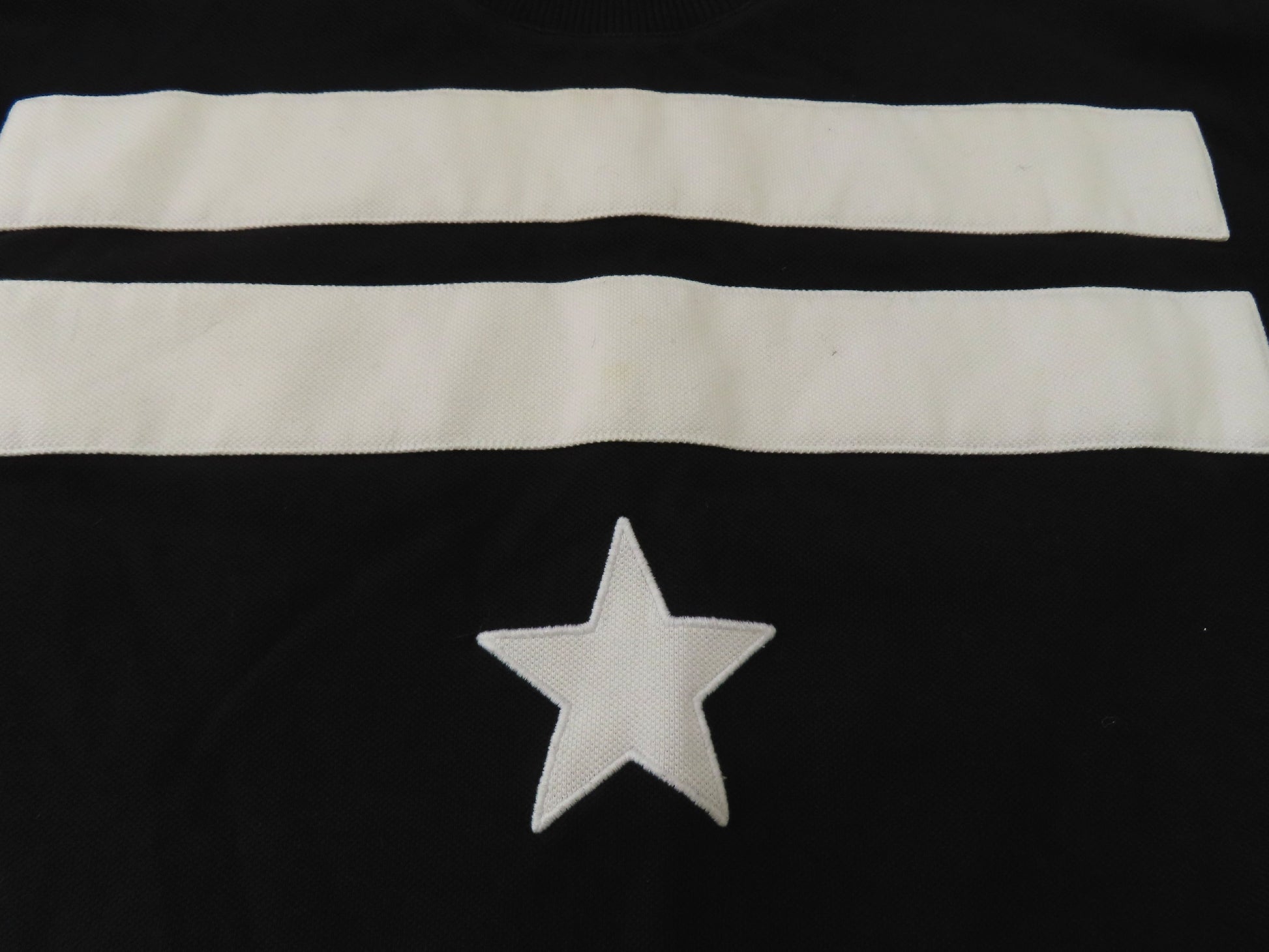 GIVENCHY Sweatshirt, 100% Cotton, Black/White, #XXS, Top