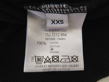GIVENCHY Sweatshirt, 100% Cotton, Black/White, #XXS, Top
