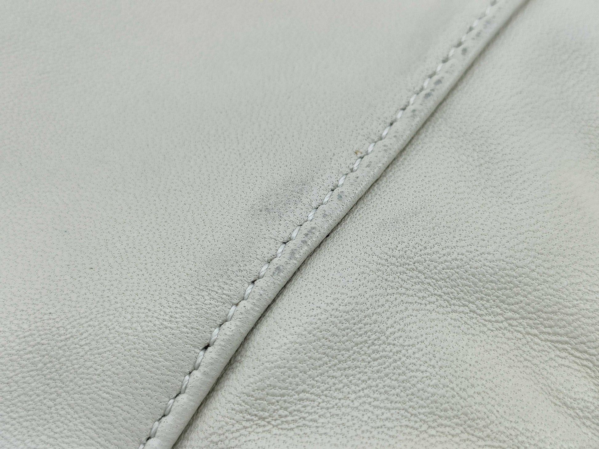 SAINT LAURENT Drawstring Bag Ivory Shoulder Bag