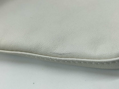 SAINT LAURENT Drawstring Bag Ivory Shoulder Bag