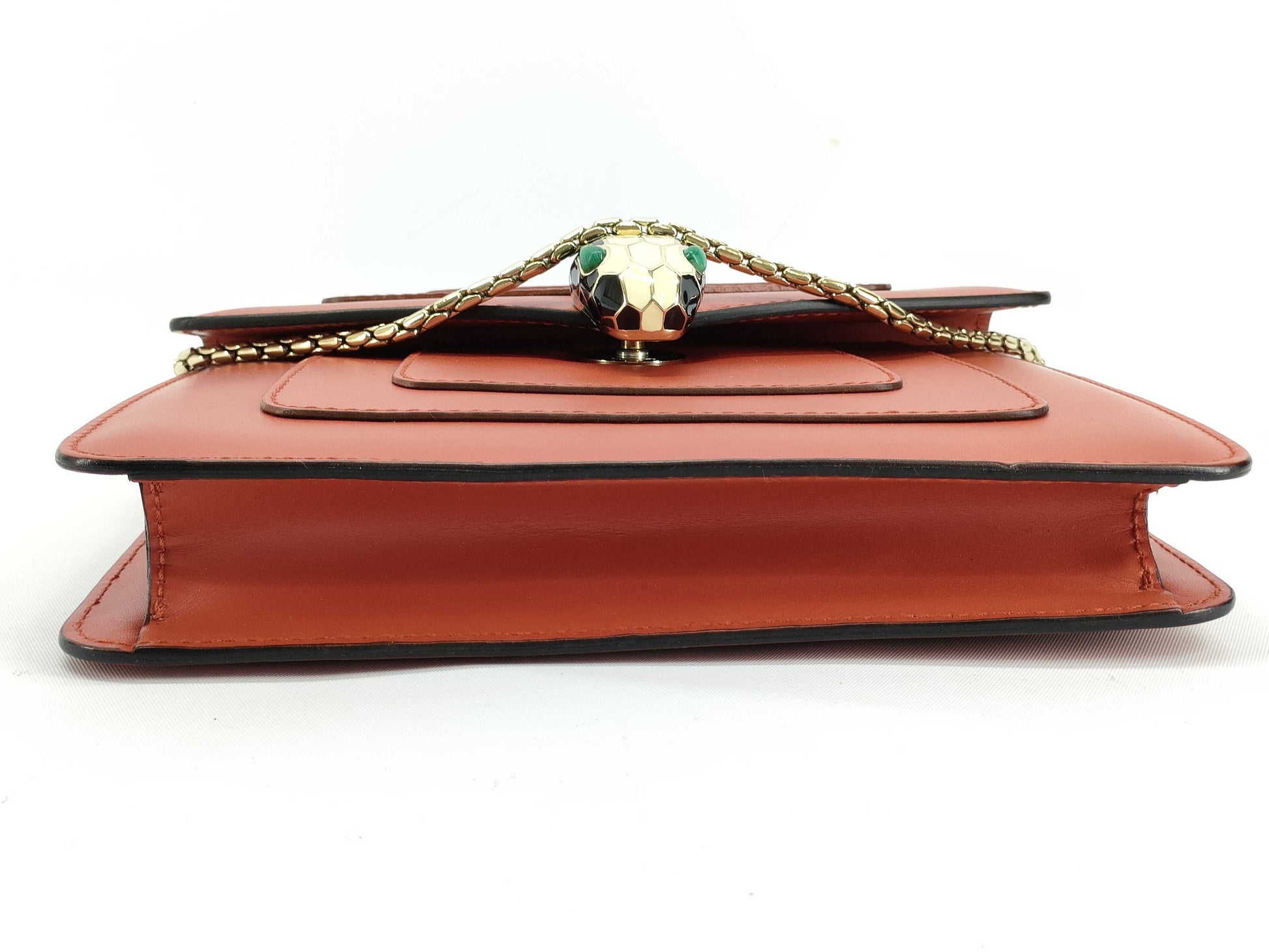 BVLGARI Serpenti Forever Leather Chain Shoulder Bag