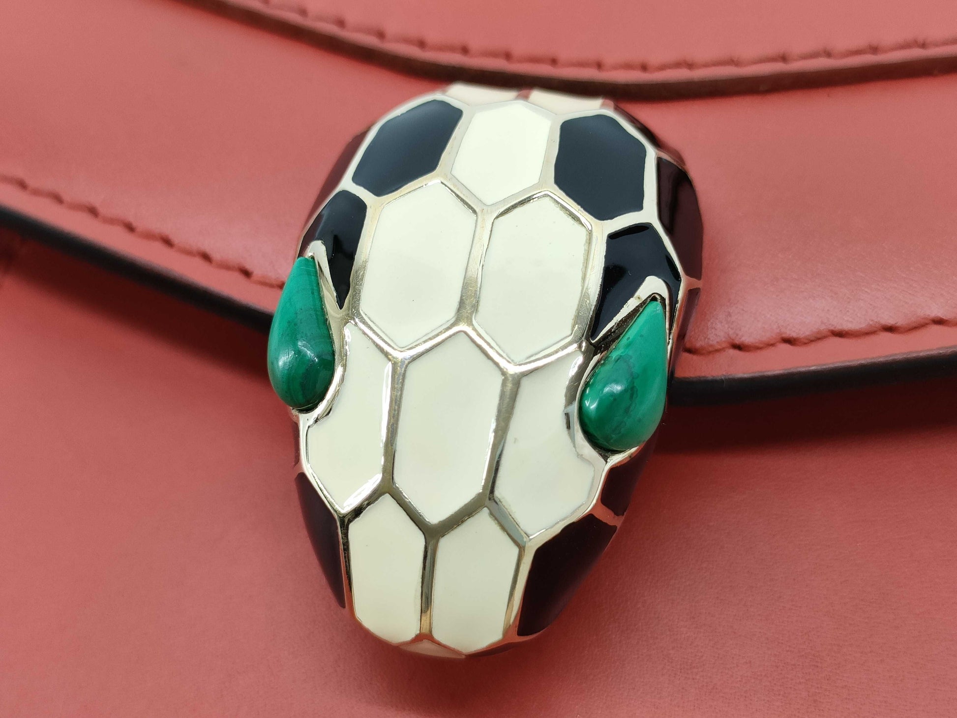 BVLGARI Serpenti Forever Leather Chain Shoulder Bag
