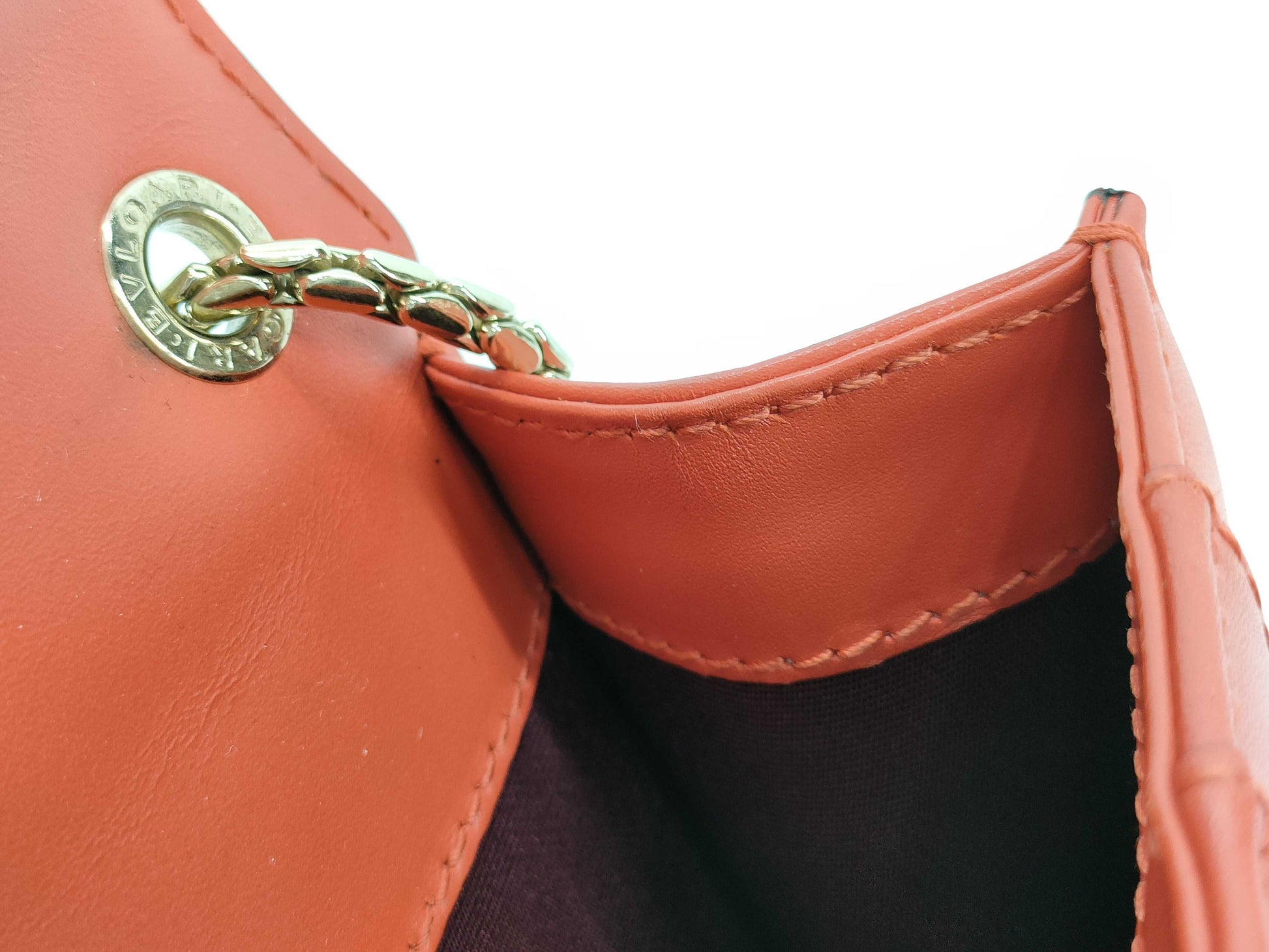 BVLGARI Serpenti Forever Leather Chain Shoulder Bag
