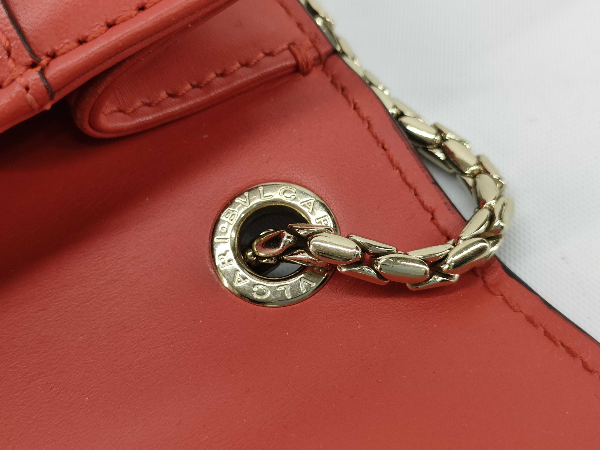 BVLGARI Serpenti Forever Leather Chain Shoulder Bag