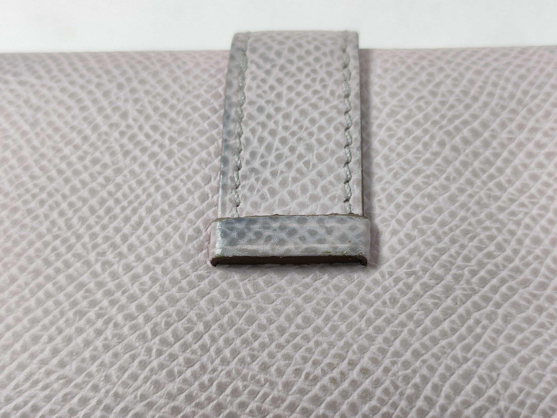 HERMES Bearn Key Case, Epsom Leather, Mauve Pale, Silver Hardware, U Stamp, Key Case/Key Holder