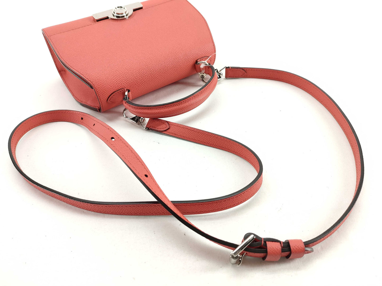 Moynat Regine 2-Way Bag BB Leather Red Shoulder Bag