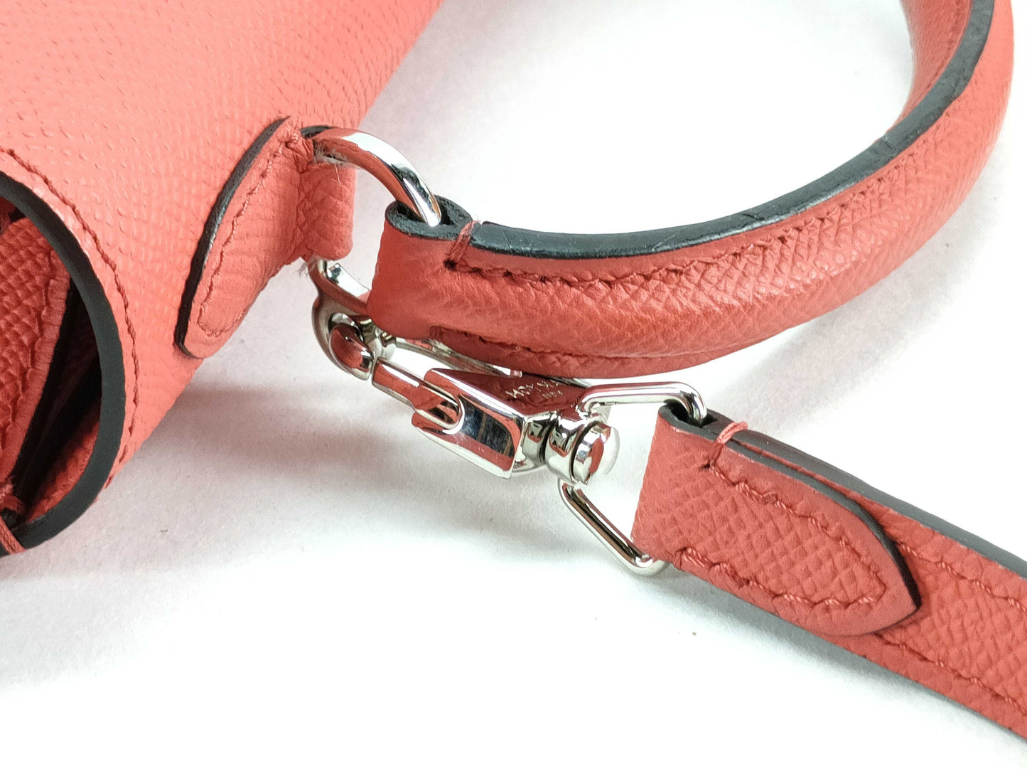 Moynat Regine 2-Way Bag BB Leather Red Shoulder Bag