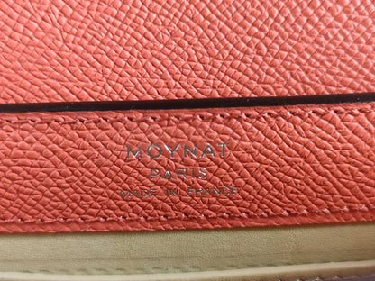 Moynat Regine 2-Way Bag BB Leather Red Shoulder Bag
