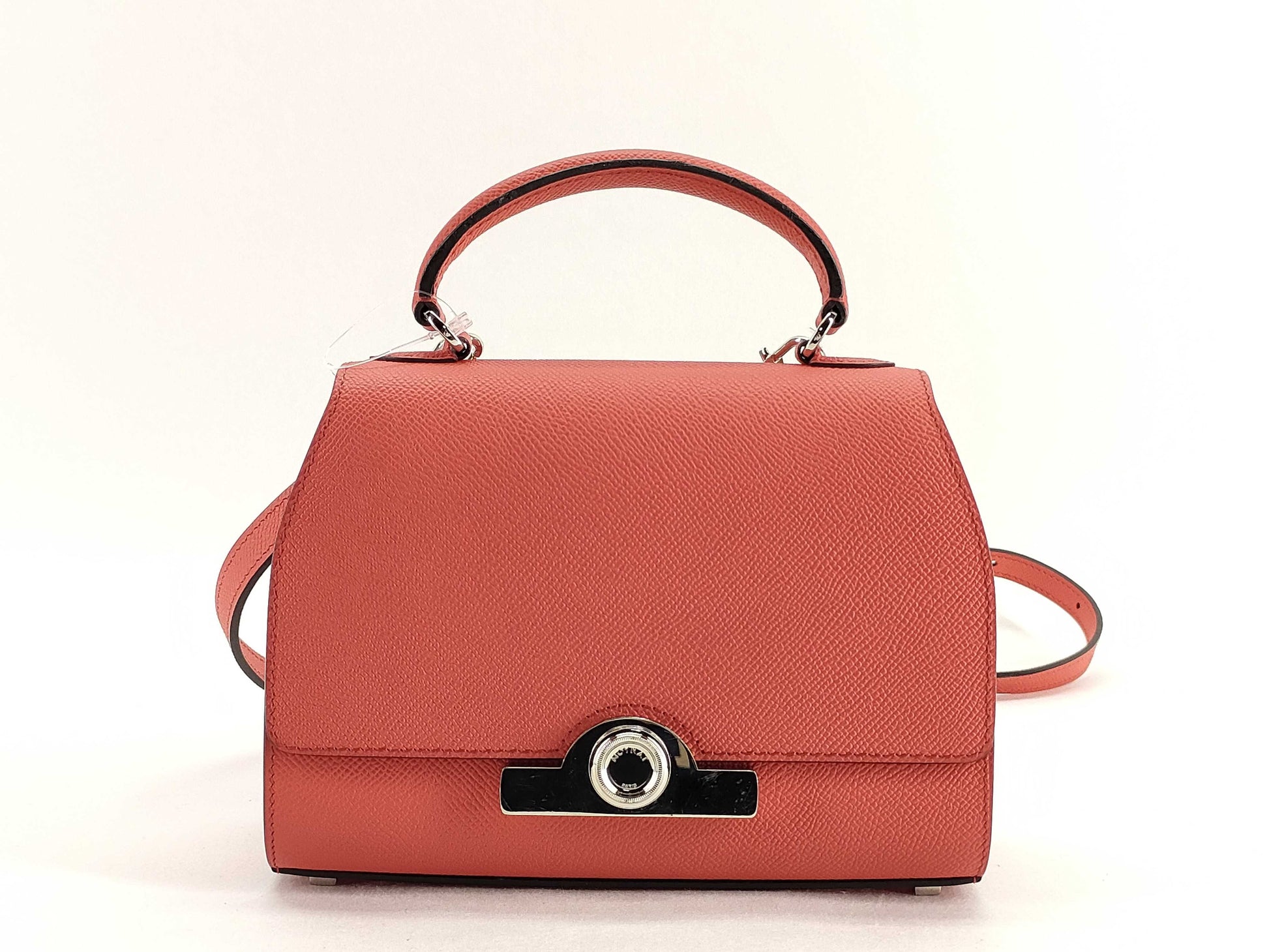 Moynat Regine 2-Way Bag BB Leather Red Shoulder Bag