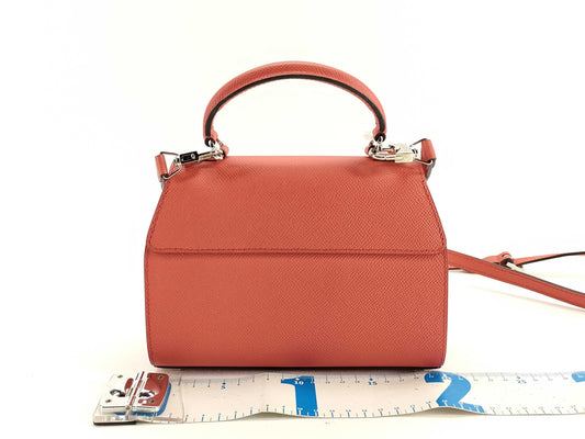 Moynat Regine 2-Way Bag BB Leather Red Shoulder Bag