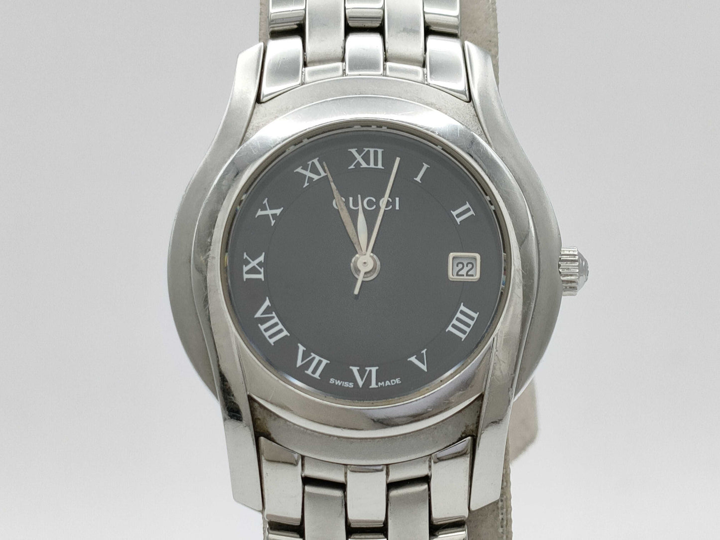 GUCCI 5500L 0202570 Black Dial Quartz Women's Watch